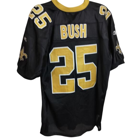 M881) Reebok On Field NFL New Orleans Saints Reggie Bush #25 Jersey Size 56 - Picture 2 of 8